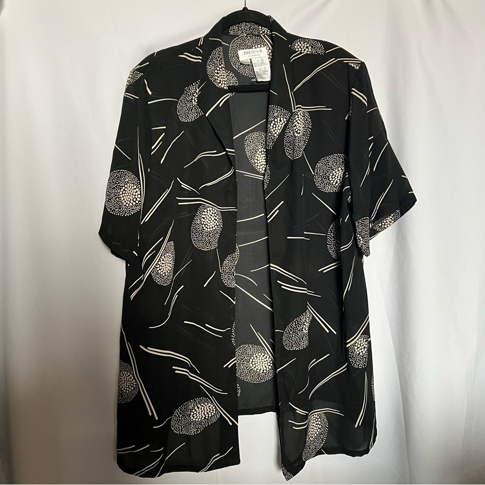 Dress-U-II by sharon Black and White Casual Shirt